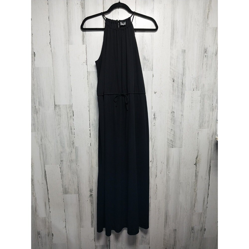 Worthington Women's Large Black Sleeveless Maxi Dress